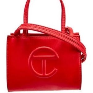 Red Telfar Small shopping bag size